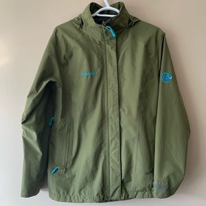 Mammut Forest Green Gore-Tex Shell Ayala Jacket - Small
